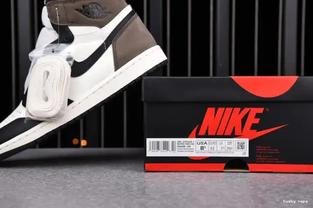 Cheap Husky MOCHA HIGH 555088-105 AIR DARK JORDAN 1 RETRO 0508
